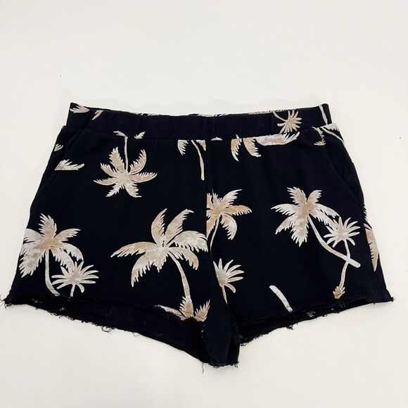 Z Supply Pants - Z Supply Womens Black Southern Bliss Pikeville Terry Short Size Large NWT